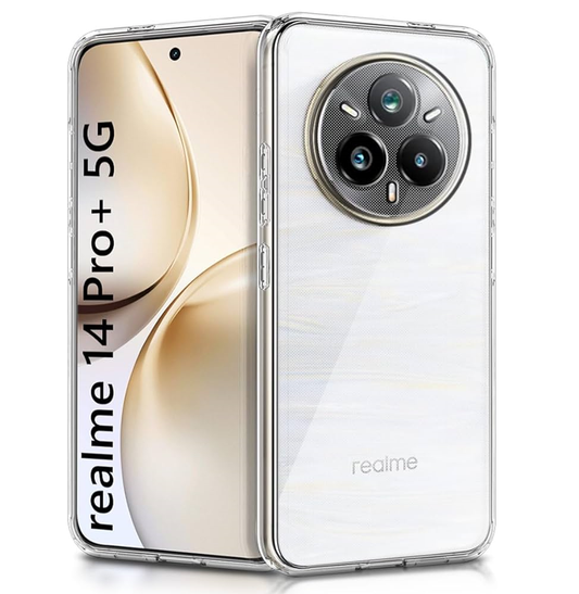 TechWave Clear 2mm case for Realme 14 Pro+ 5G (camera protection)