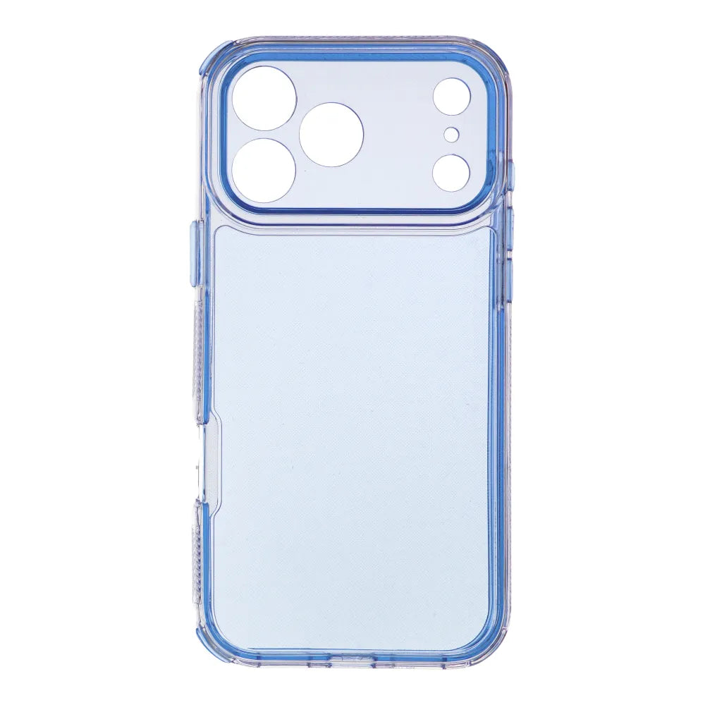 TechWave CrystalGuard case for Apple iPhone 17 Pro Max blue