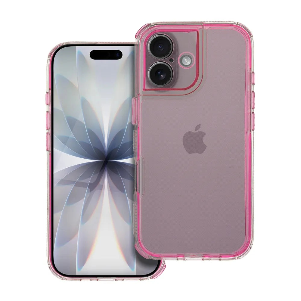 TechWave CrystalGuard case for Apple iPhone 17 pink