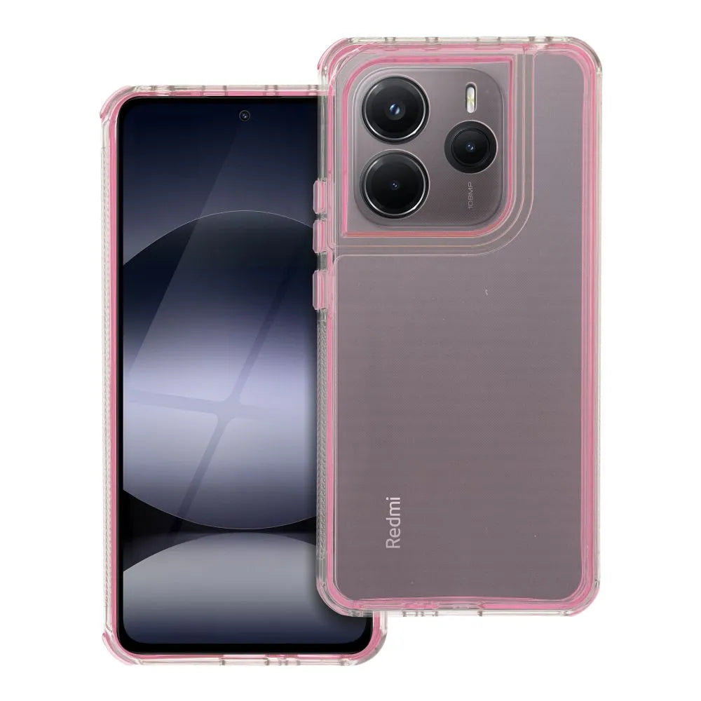 TechWave CrystalGuard case for Xiaomi Redmi Note 14 pink