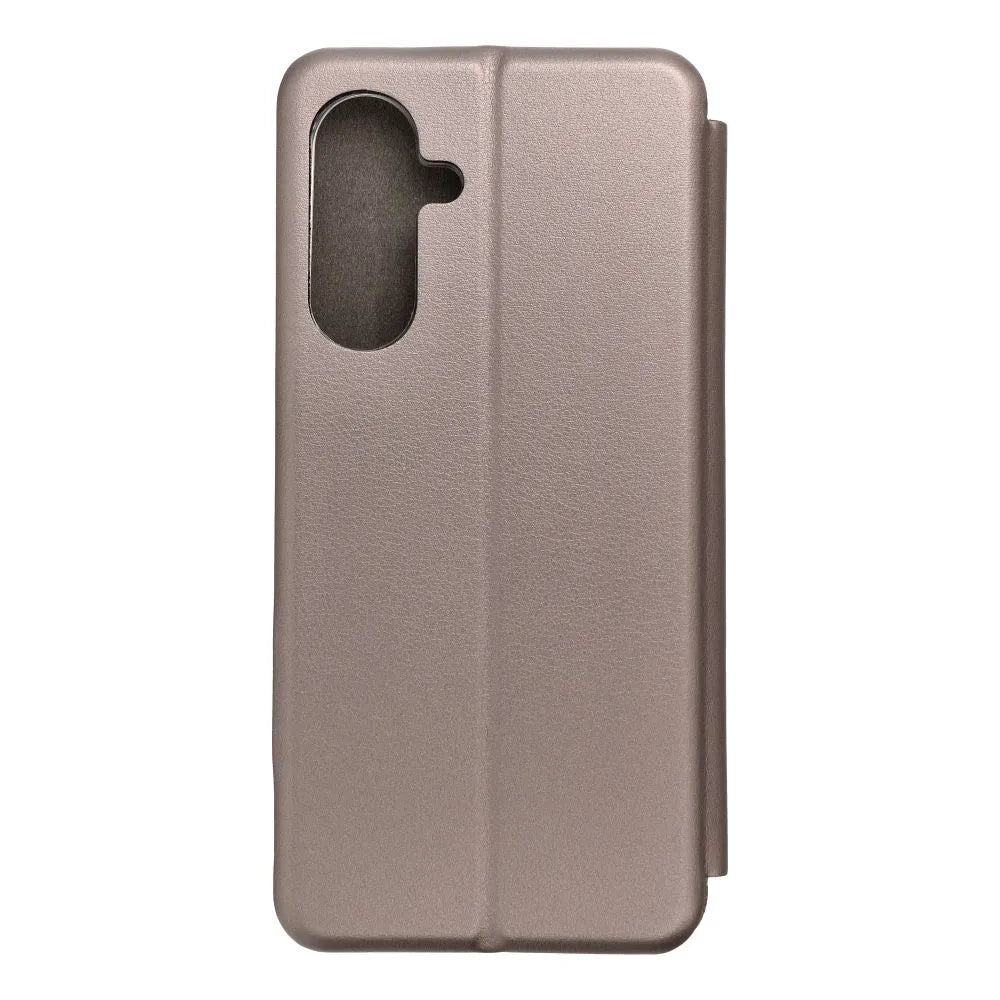 TechWave Curved Book case for Samsung Galaxy A56 grey