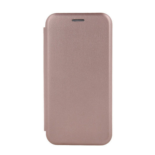 TechWave Curved Book case for Xiaomi Redmi 14C rose gold