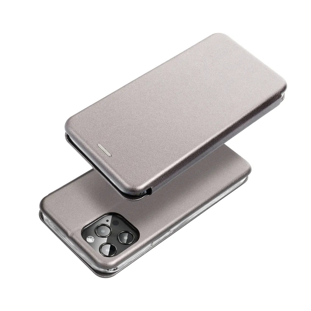 TechWave Curved Book case for iPhone 14 Plus grey