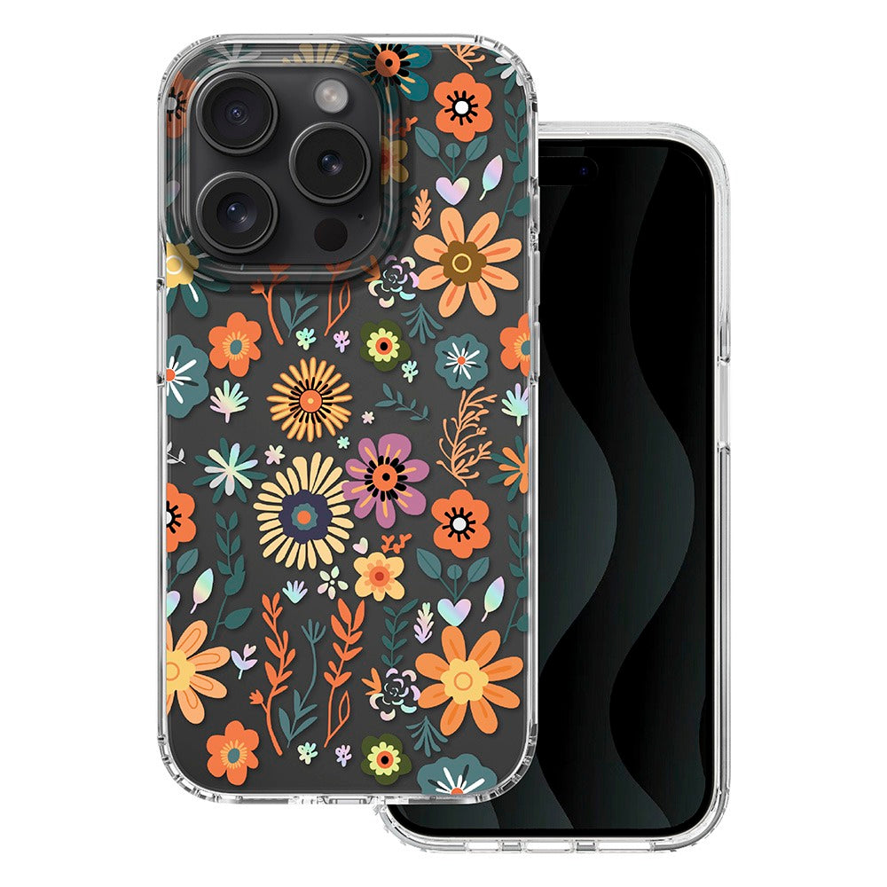 TechWave Deco case for Apple iPhone 15 Pro flowers