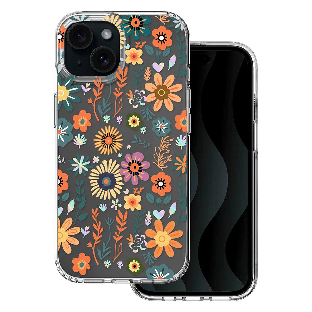 TechWave Deco case for Apple iPhone 15 flowers
