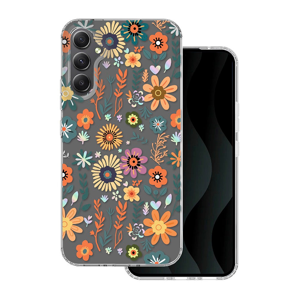 TechWave Deco case for Samsung Galaxy A34 5G flowers