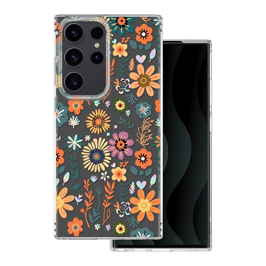 TechWave Deco case for Samsung Galaxy S23 Ultra flowers