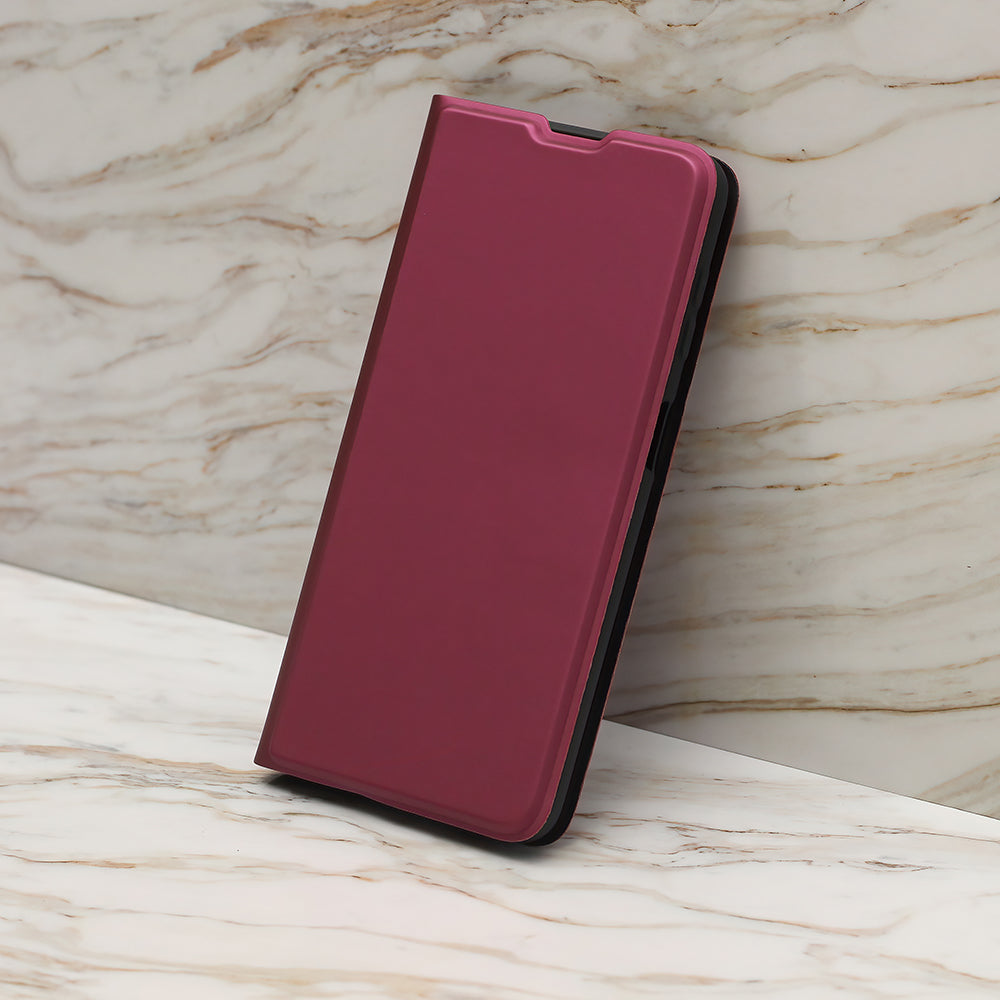 TechWave Elegant Smart case for Motorola Moto G14 burgundy