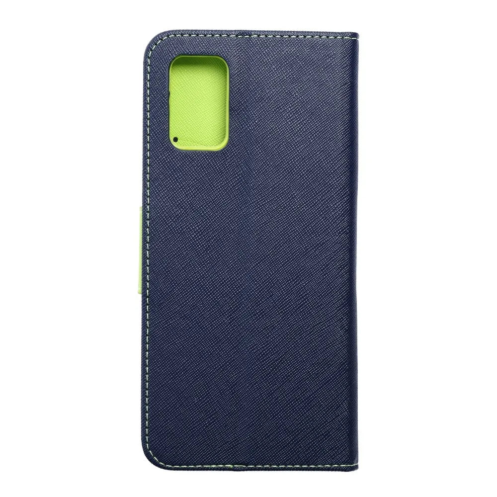 TechWave Fancy Book case for Samsung Galaxy A03s navy blue / lime