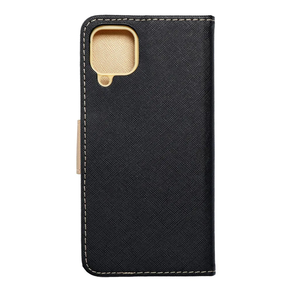 TechWave Fancy Book case for Samsung Galaxy A22 4G black / gold