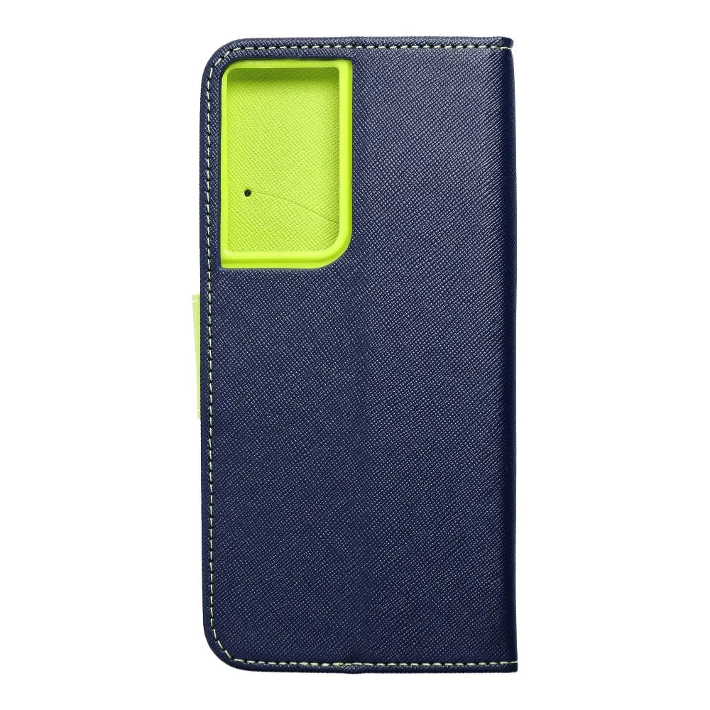 TechWave Fancy Book case for Samsung Galaxy S21 Ultra navy blue / lime
