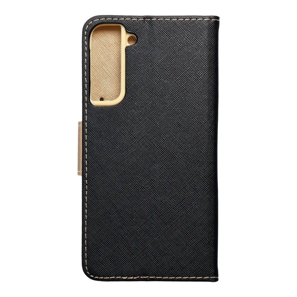 TechWave Fancy Book case for Samsung Galaxy S22 Plus black / gold