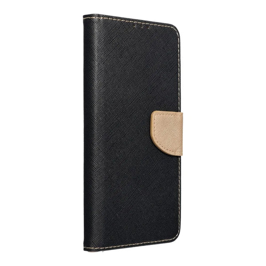 TechWave Fancy Book case for Samsung Galaxy S22 Plus black / gold