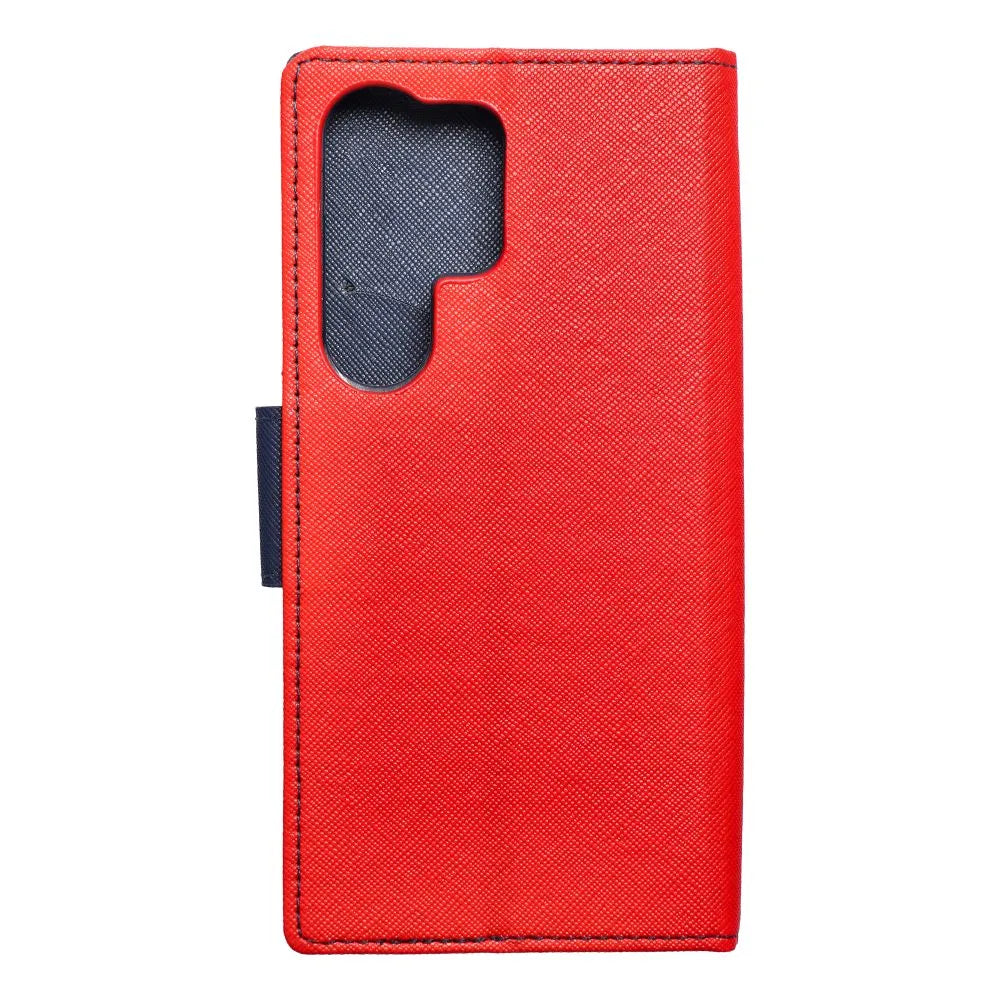 TechWave Fancy Book case for Samsung Galaxy S24 Ultra red / navy blue