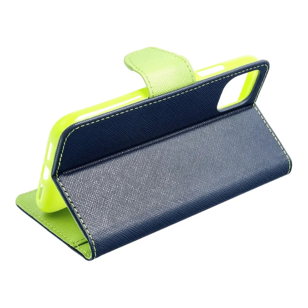 TechWave Fancy Book case for Xiaomi Redmi Note 11 Pro / Pro 5G navy blue / lime