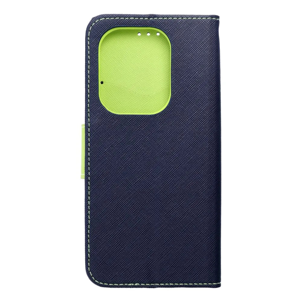 TechWave Fancy Book case for Xiaomi Redmi Note 13 Pro 4G navy blue / lime