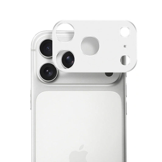 TechWave Full Cover Camera (Bar) Tempered Glass for Apple iPhone 17 Pro Max silver