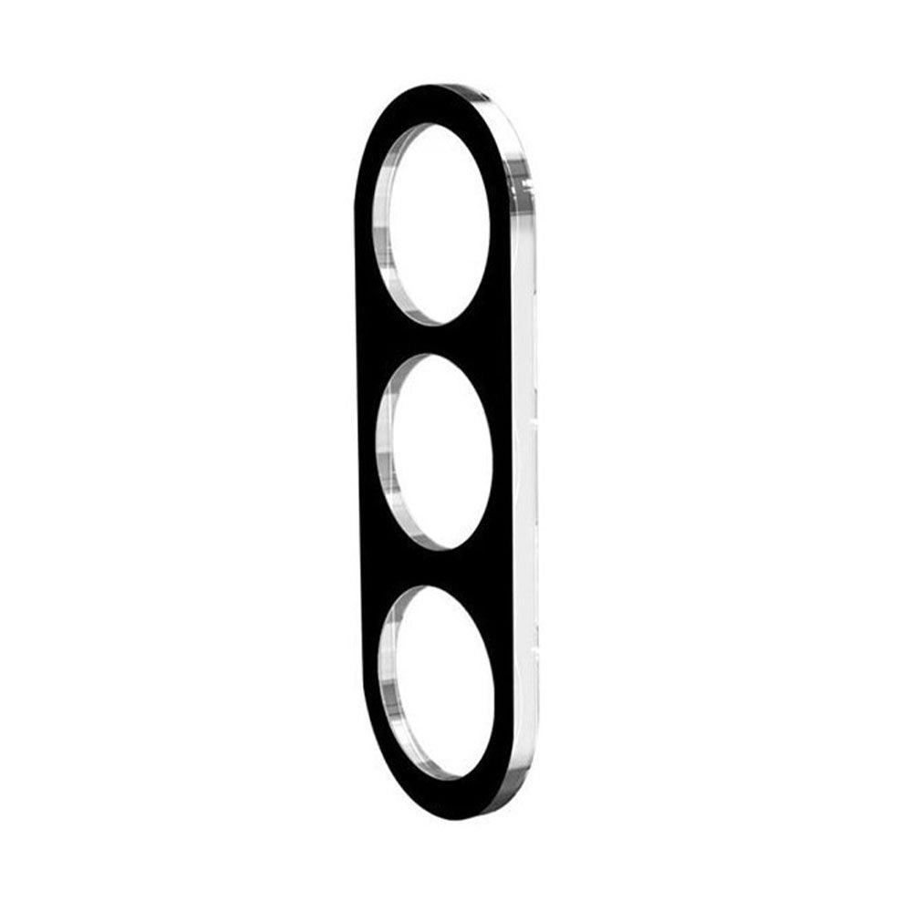 TechWave Full Cover Camera Tempered Glass for Samsung Galaxy A55 black