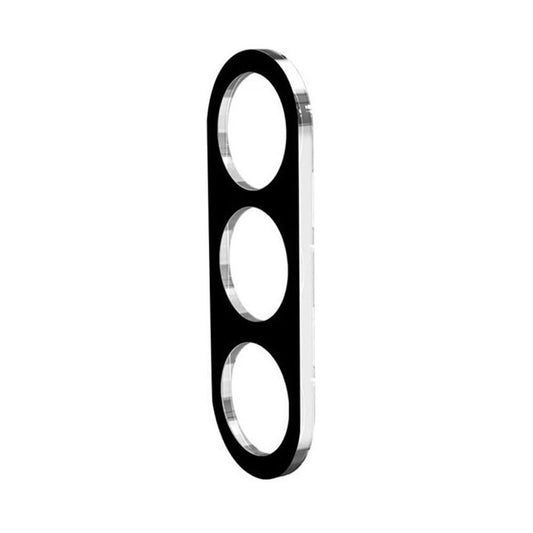 TechWave Full Cover Camera Tempered Glass for Samsung Galaxy A55 black