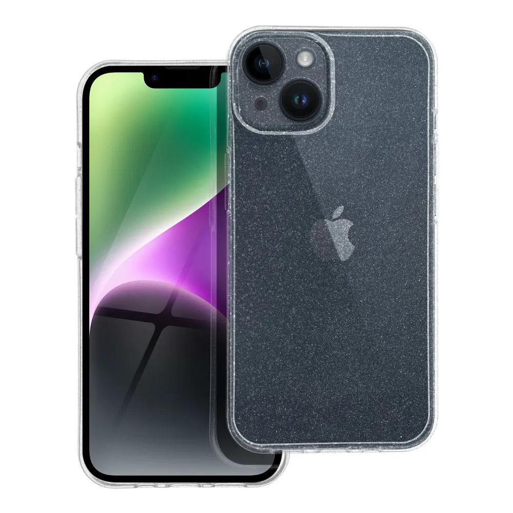 TechWave Glam case for iPhone 15 Plus transparent
