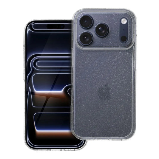 TechWave Glam case for iPhone 17 Pro transparent