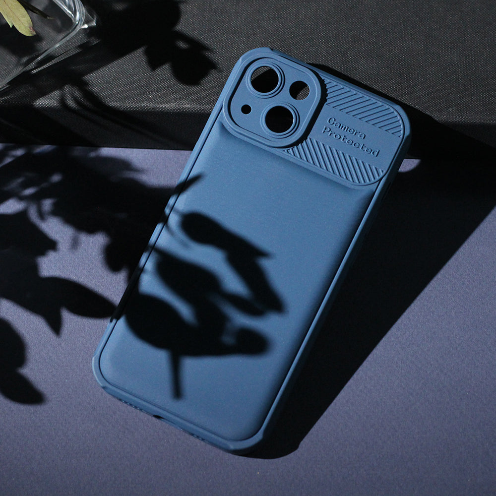 TechWave Heavy-Duty Protected case for iPhone 14 Plus navy blue