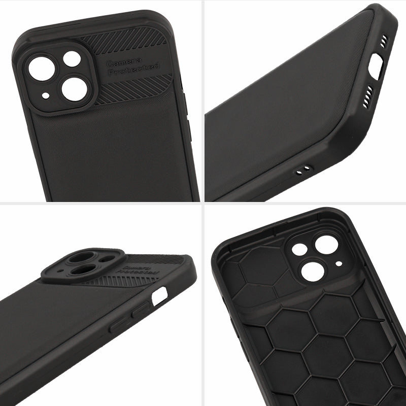 TechWave Heavy-Duty Protected case for iPhone 15 black