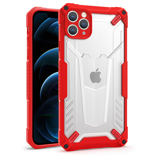 TechWave Hybrid Armor case for iPhone 13 red / black