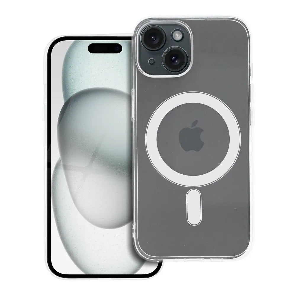 TechWave Magsafe Clear case for Apple iPhone 15 transparent (camera protection)