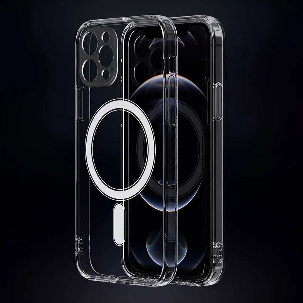 TechWave Magsafe Clear case for iPhone 12 Pro Max transparent (camera protection)