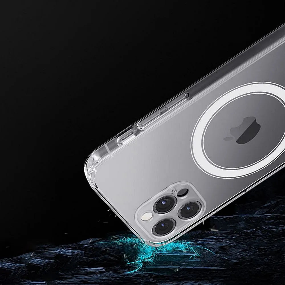 TechWave Magsafe Clear case for iPhone 12 Pro Max transparent (camera protection)
