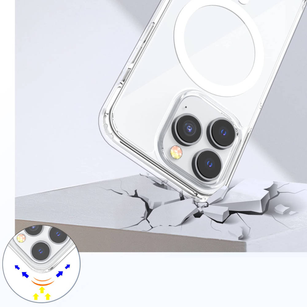 TechWave Magsafe Clear case for iPhone 13 Pro transparent