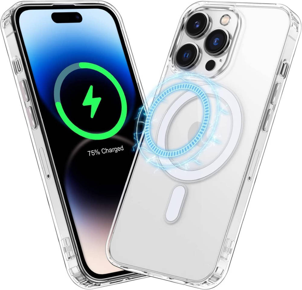 TechWave Magsafe Clear case for iPhone 14 Pro transparent