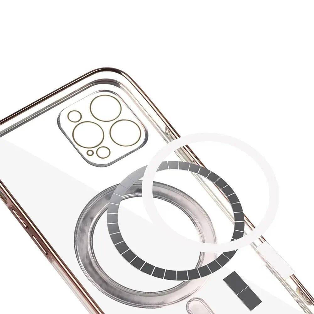 TechWave Magsafe Clear case for iPhone 15 Pro gold