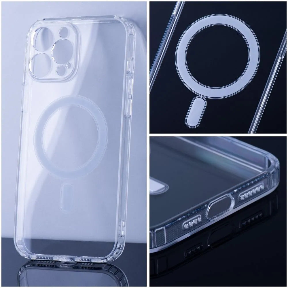 TechWave Magsafe Clear case for iPhone 15 Pro Max transparent (camera protection)