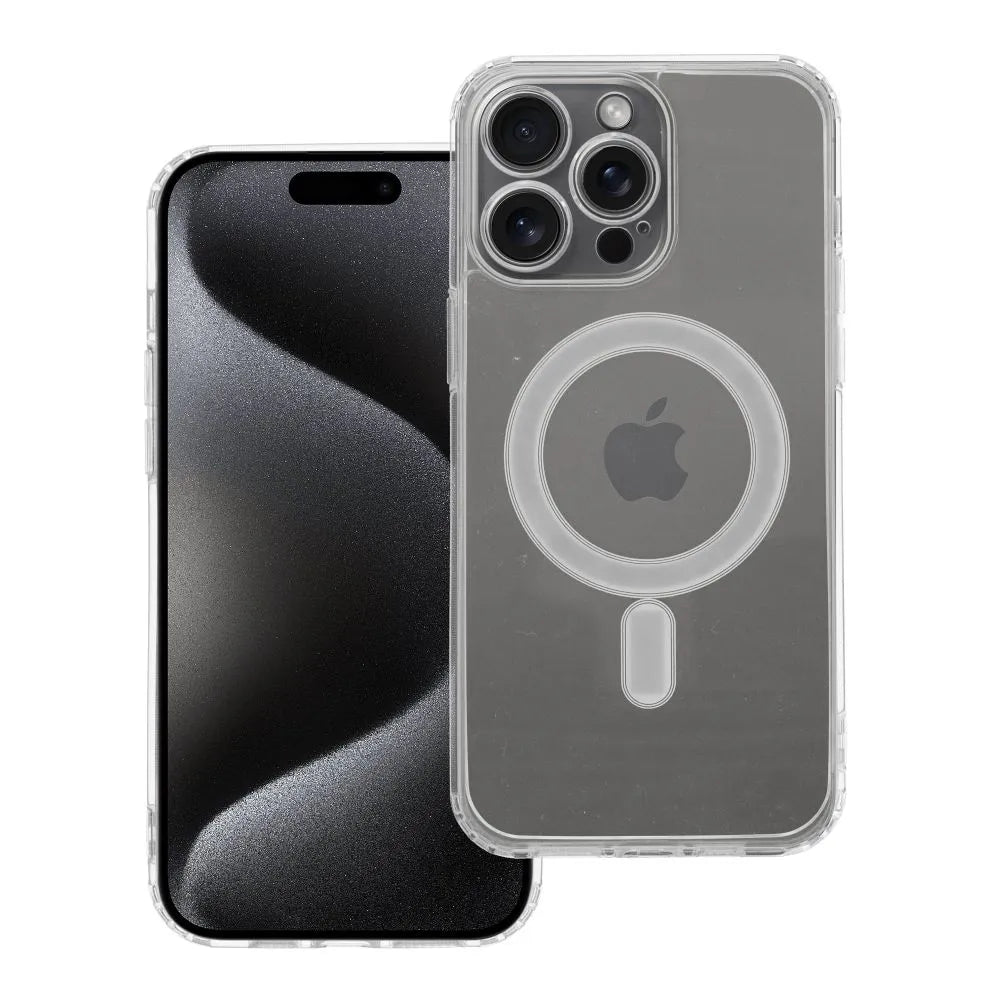 TechWave Magsafe Clear case for iPhone 15 Pro Max transparent (camera protection)