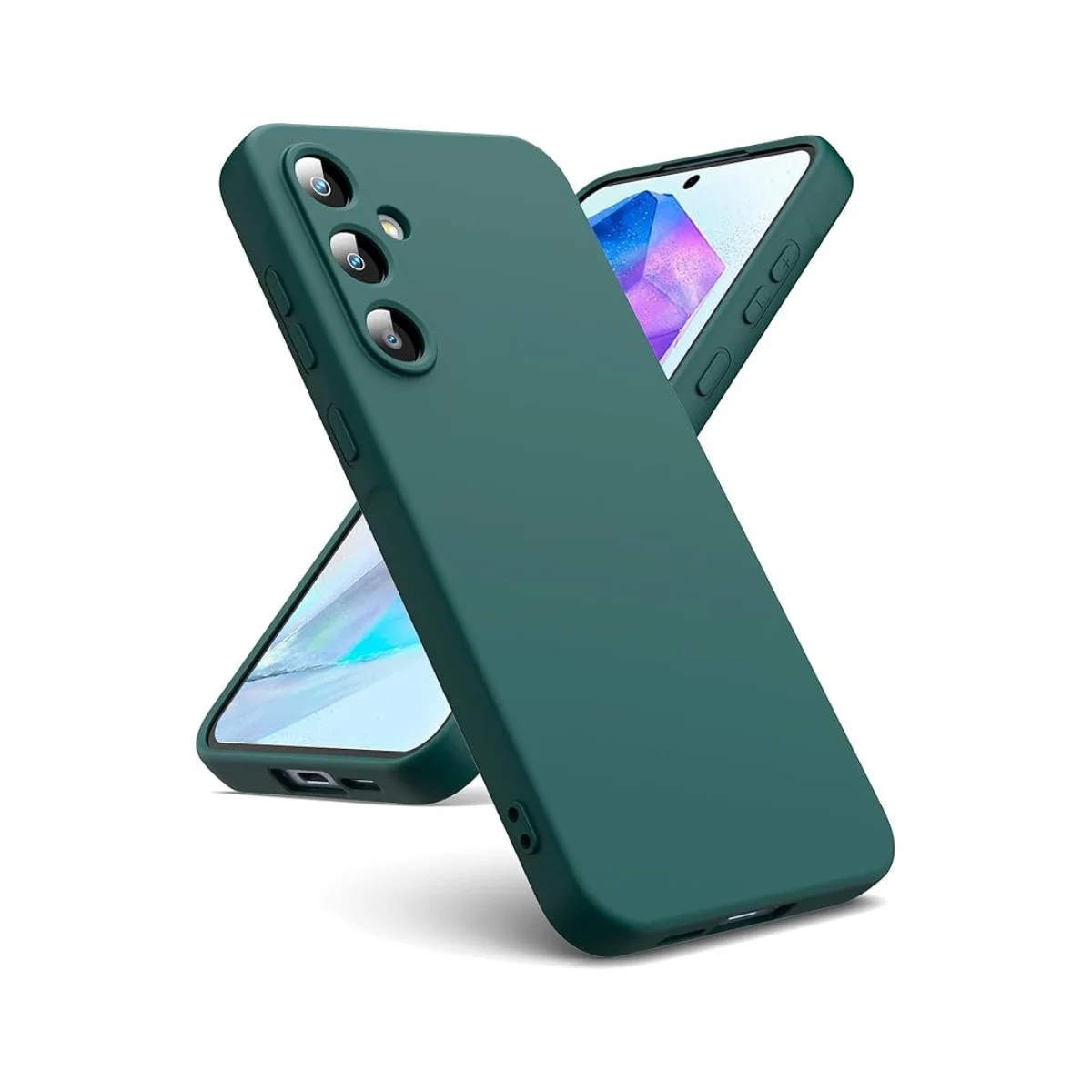 TechWave Matt case for Samsung Galaxy A37 5G forest green