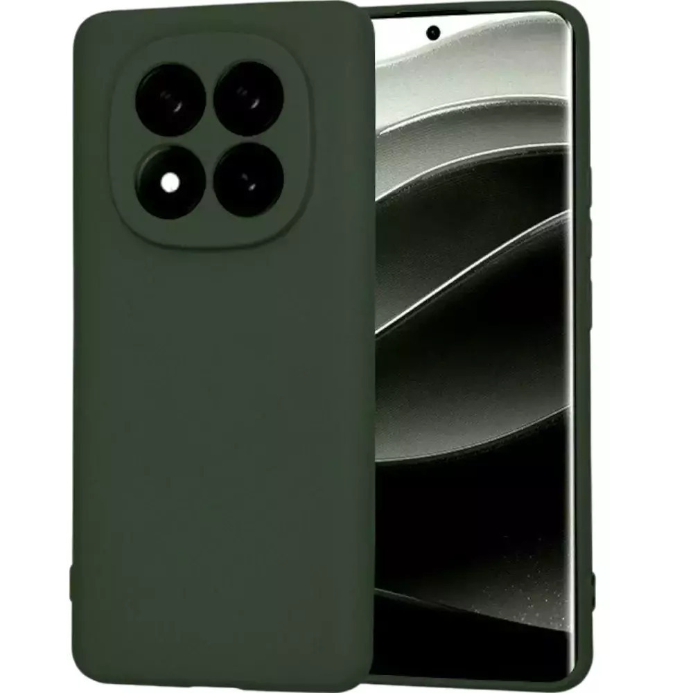 TechWave Matt case for Xiaomi Redmi Note 14 Pro 5G forest green