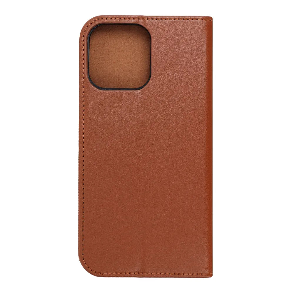 TechWave Pure Leather Case For iPhone 14 Pro Max brown