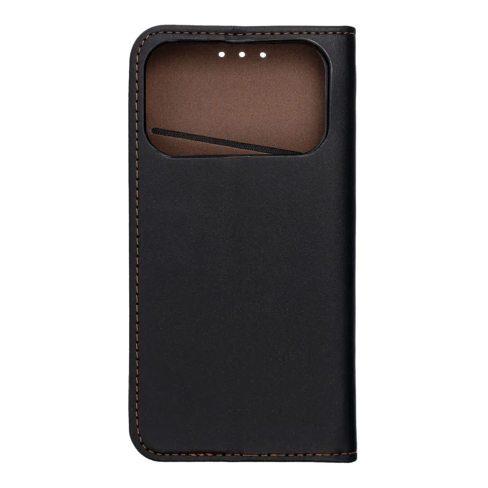 TechWave Pure Leather case for Apple iPhone 17 Pro black