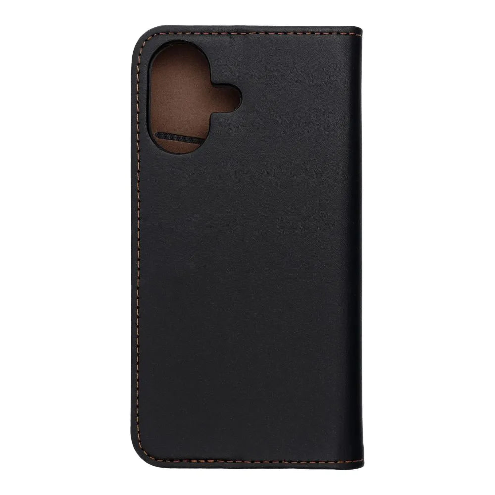 TechWave Pure Leather case for Apple iPhone 17 black