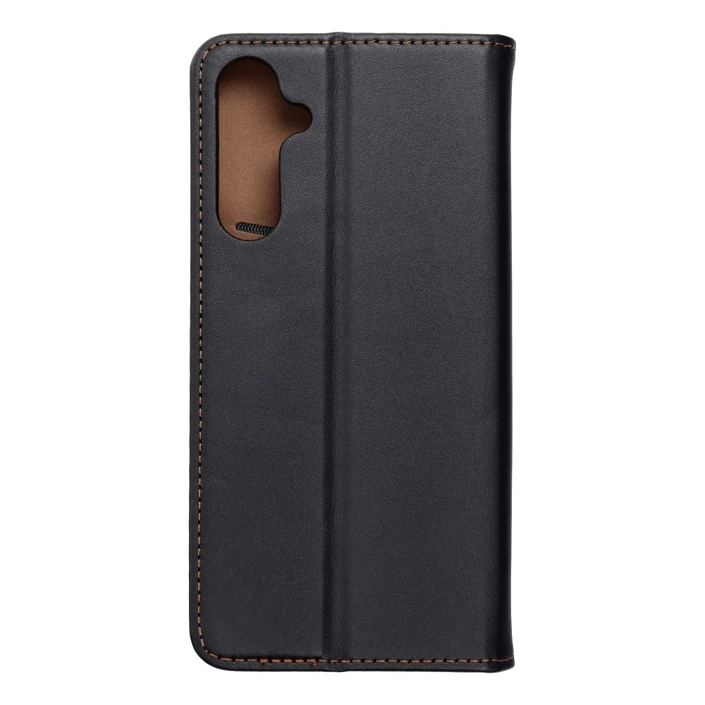 TechWave Pure Leather case for Samsung Galaxy A25 5G black