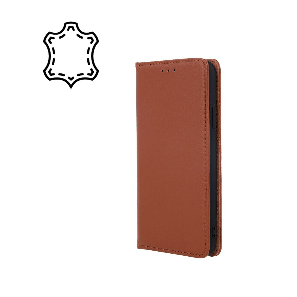 TechWave Pure Leather case for Samsung Galaxy A36 5G / A56 5G brown