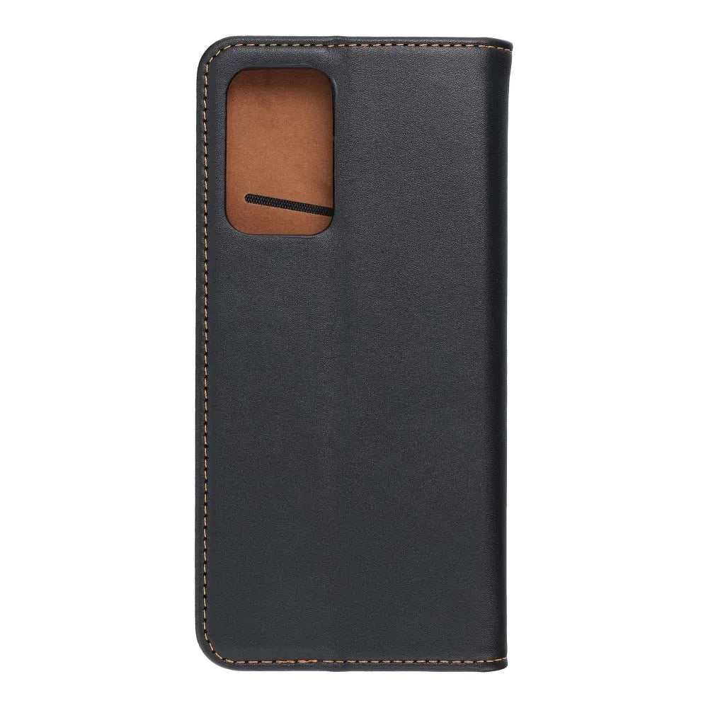 TechWave Pure Leather case for Samsung Galaxy A52 5G / A52 LTE 4G black