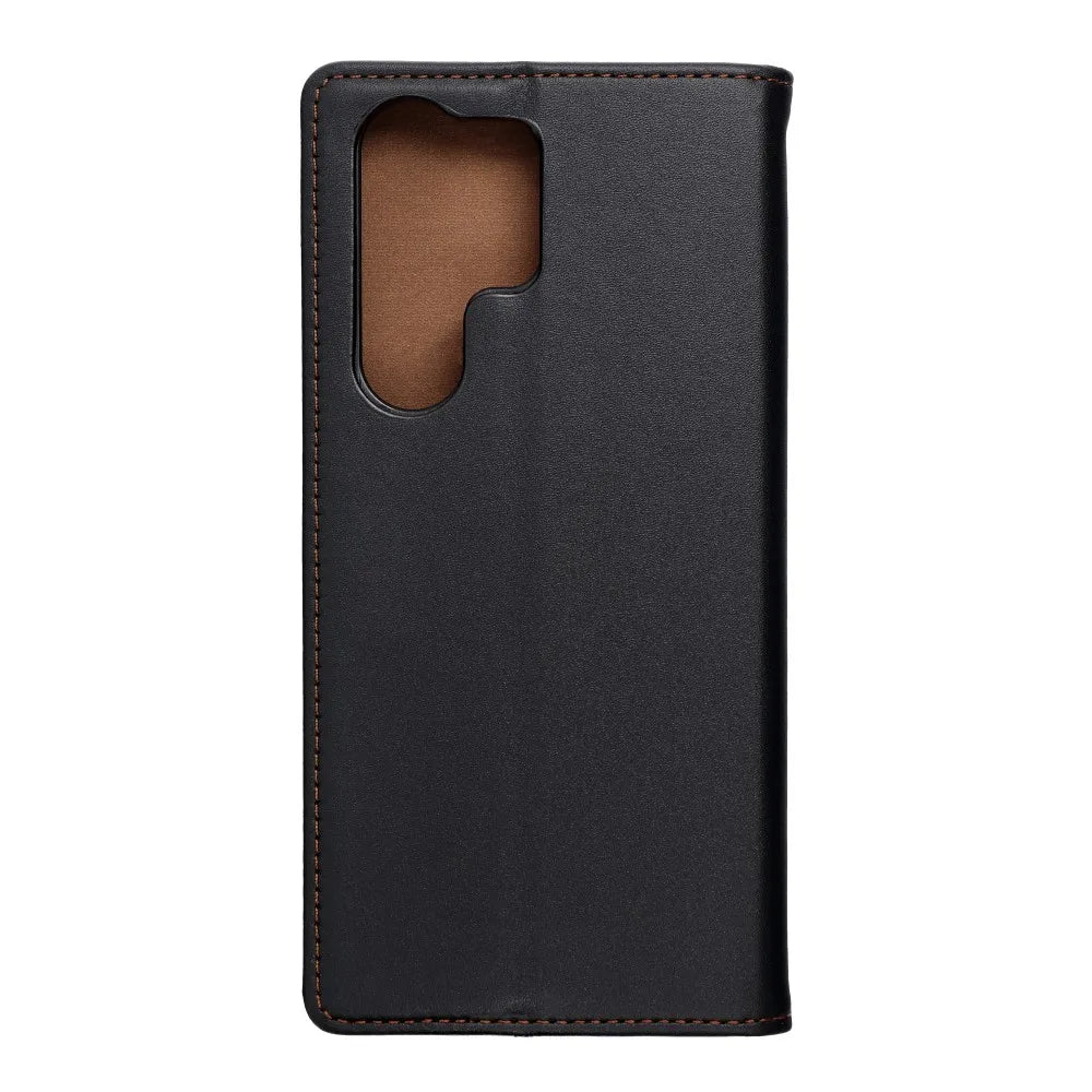 TechWave Pure Leather case for Samsung Galaxy S23 Ultra black