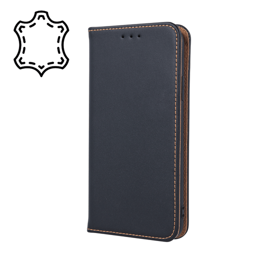 TechWave Pure Leather case for Samsung Galaxy A36 5G / A56 5G black