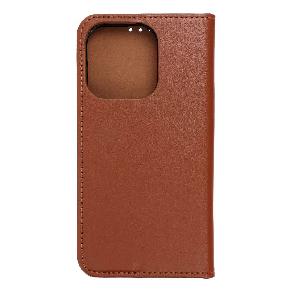 TechWave Pure Leather case for iPhone 15 Pro brown