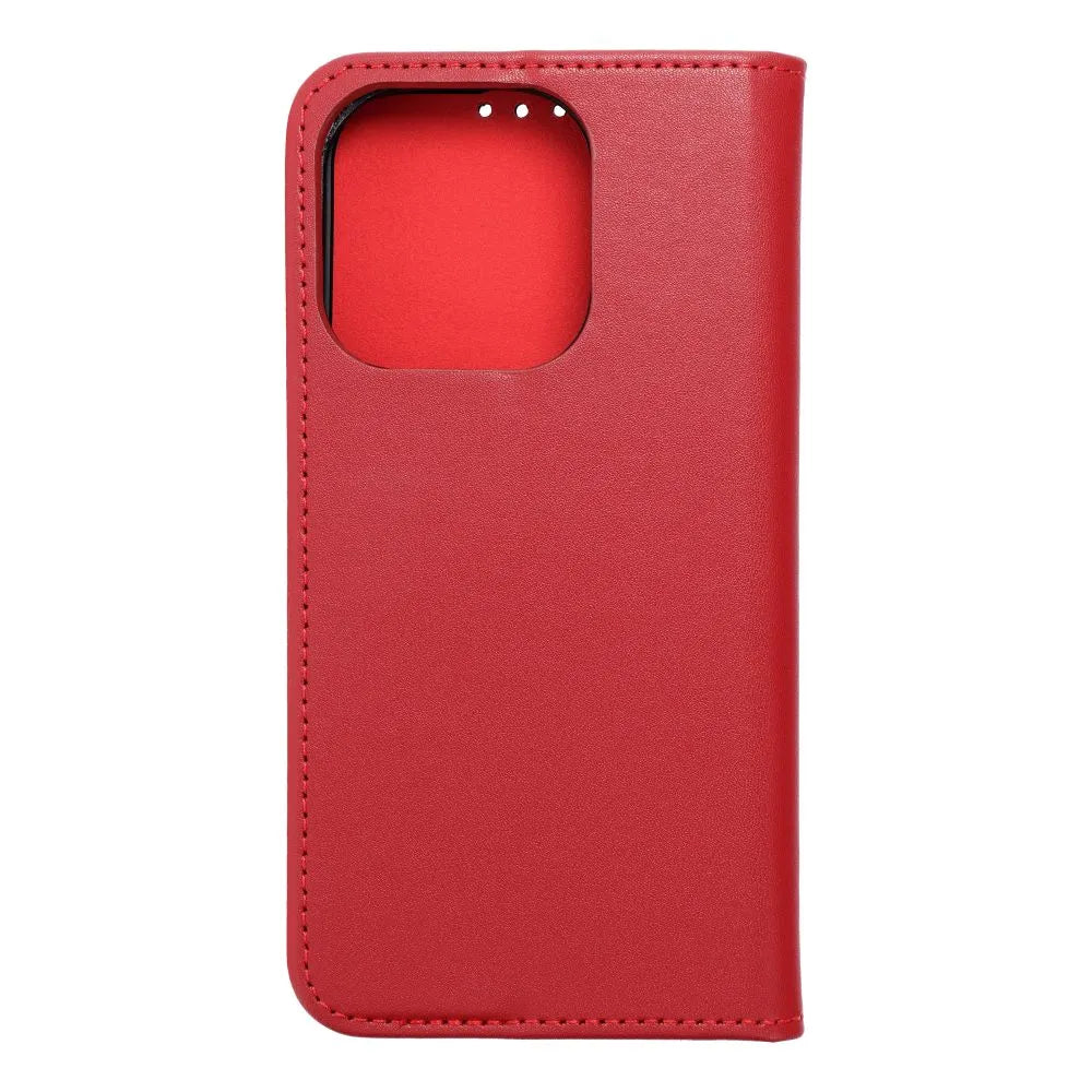 TechWave Pure Leather case for iPhone 15 Pro red