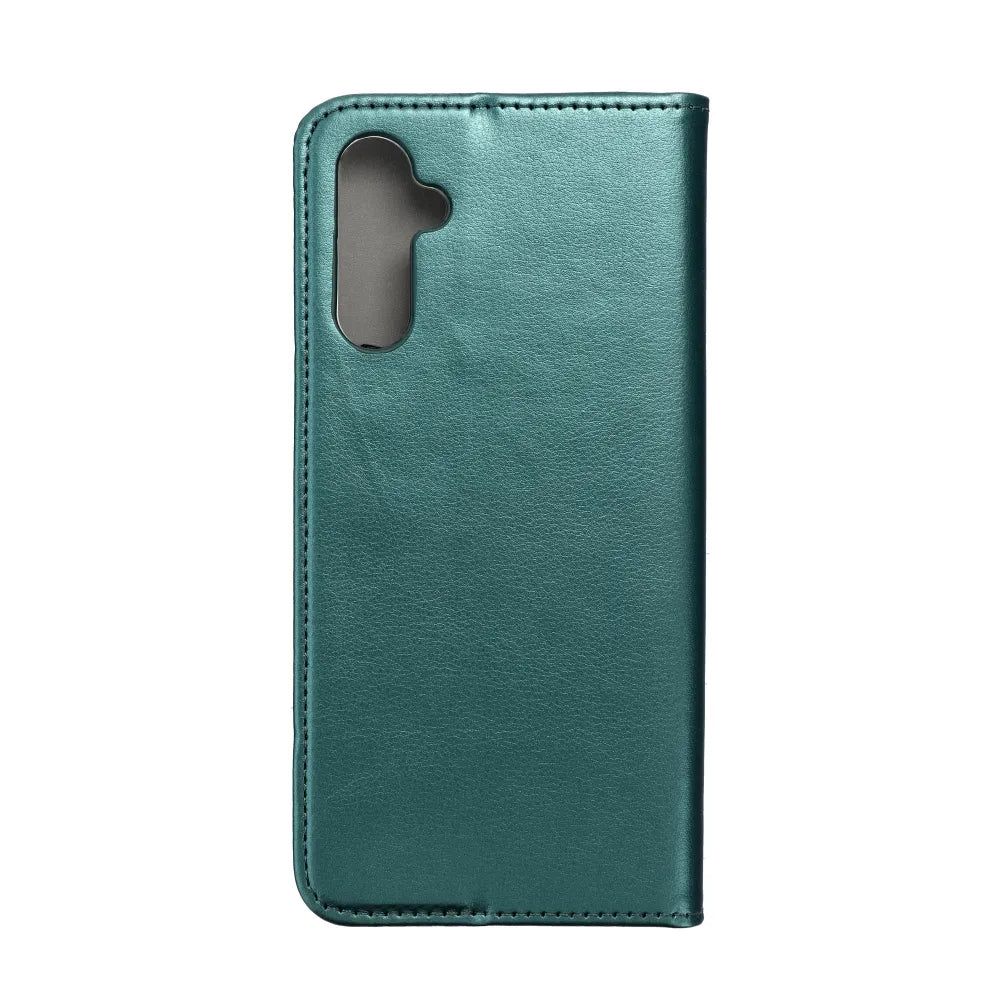 TechWave Smart Leather book case for Samsung Galaxy A14 4G / 5G forest green