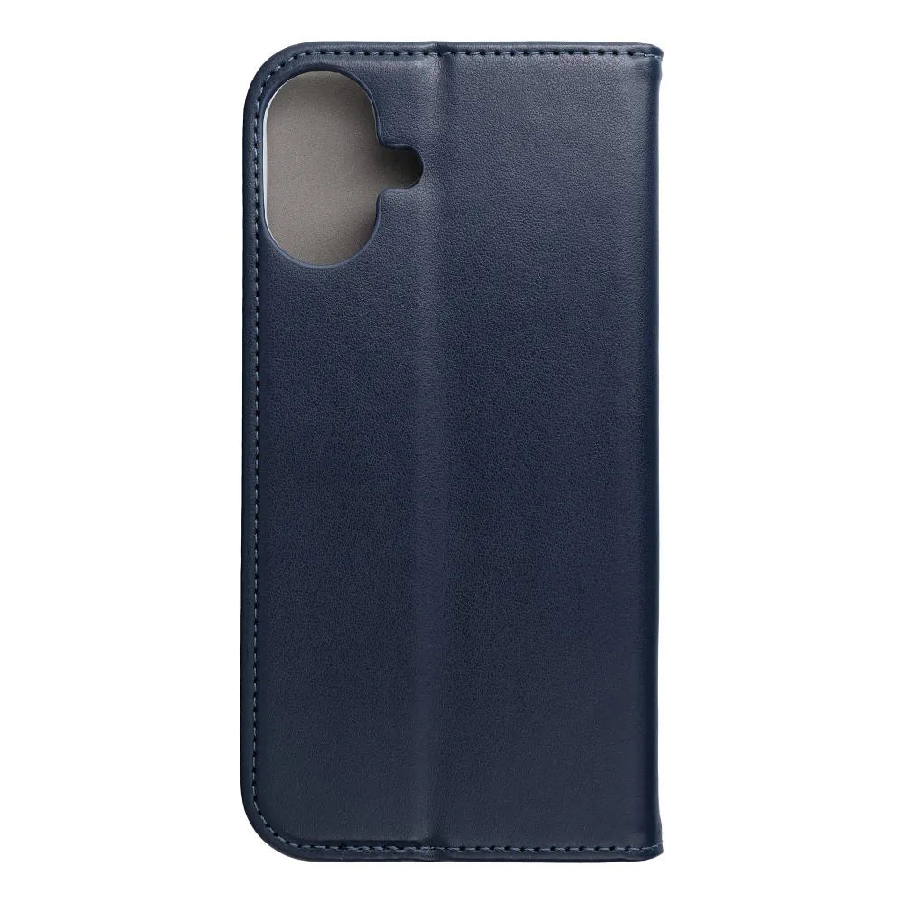 TechWave Smart Leather case for Apple iPhone 16 Plus navy blue